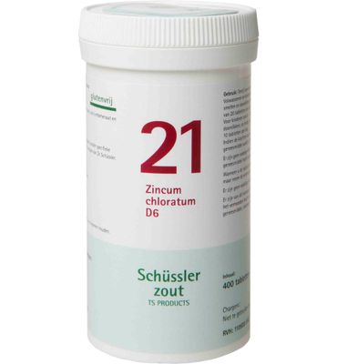 Pfluger Zincum chloratum 21 D6 Schussler (400tb) 400tb