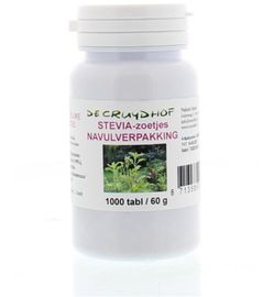 De Cruydhof De Cruydhof Stevia extract zoetjes navulling (1000tb)