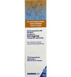 Sandoz Sandoz Xylometazoline 0.5mg/ml spray (10ml)