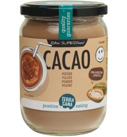 Terrasana TerraSana Raw cacao antioxidant poeder in glas bio (160g)