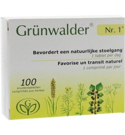 Grunwalder Grunwalder Nr 1 kruidentablet (100tb)