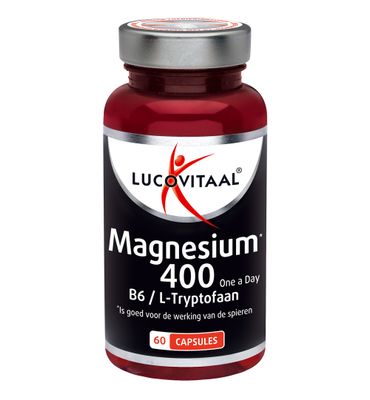 Lucovitaal Magnesium 400 met B6 en L-tryptofaan (60ca) 60ca