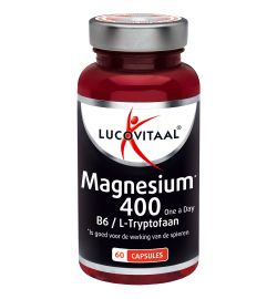 Lucovitaal Lucovitaal Magnesium 400 met B6 en L-tryptofaan (60ca)