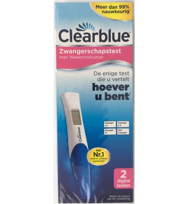 Clearblue Clearblue zwangerschapstest me (2st) 2st