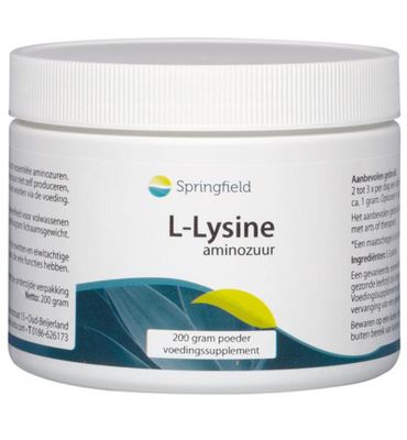 Springfield L-Lysine HCL poeder (200g) 200g