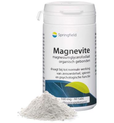 Springfield Magnevite magnesium glycerofosfaat 100 mg (60tb) 60tb