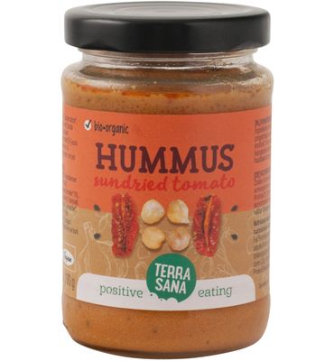TerraSana Hummus spread zongedroogde tomaat bio (190g) 190g