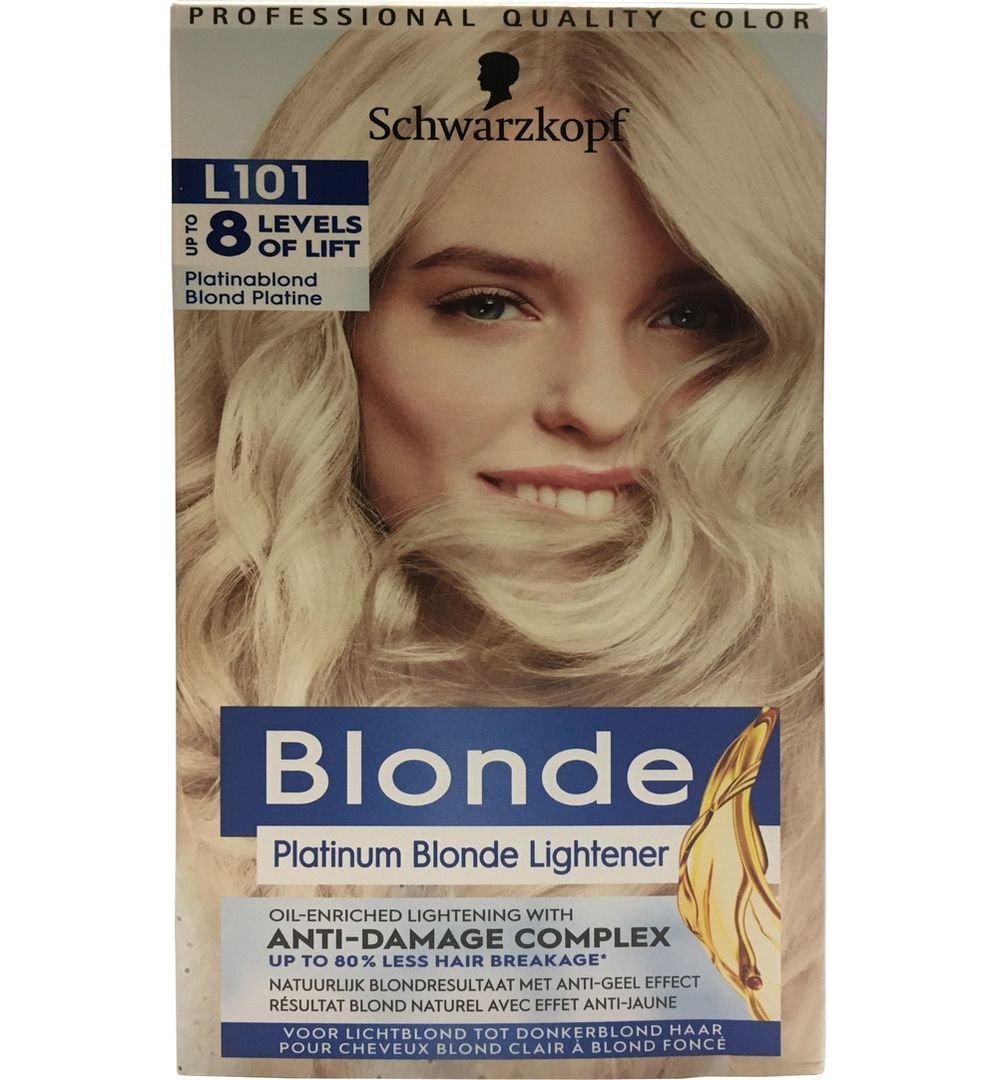 Overweldigen Moderniseren kijk in Schwarzkopf Blonde haarverf platinum blond L101 (1set)