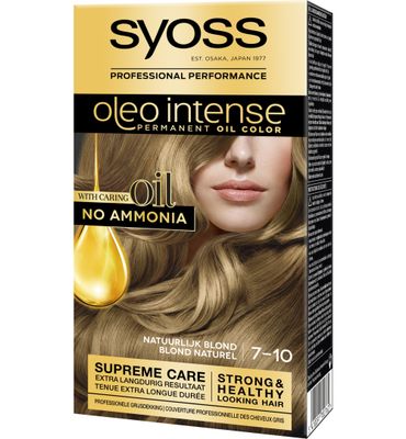 Syoss Color Oleo Intense 7-10 natuurlijk blond haarverf (1set) 1set