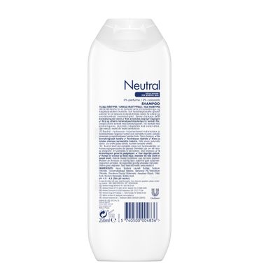 Neutral Shampoo normaal (250ml) 250ml