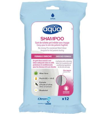 Aqua Washandjes shampoo (12st) 12st