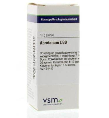 VSM Abrotanum D30 (10g) 10g