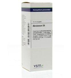 Vsm VSM Abrotanum D6 (20ml)