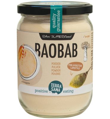 TerraSana Raw baobab poeder in glas bio (190g) 190g