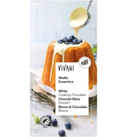 Vivani Vivani Couverture smeltchocolade wit bio (200g)