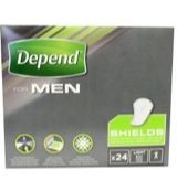 Depend Shields for men (24st) 24st