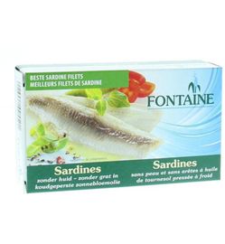 Fontaine Fontaine Sardines zonder huid en graat (120g)