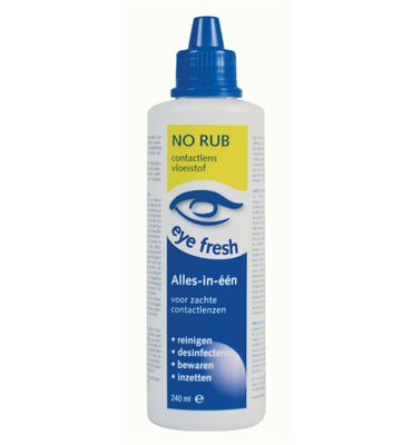Eye Fresh No rub alles-in-1 vloeistof zachte lenzen (240ml) 240ml