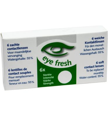 Eye Fresh 1 Maand lens 6-pack -1.00 (6st) 6st