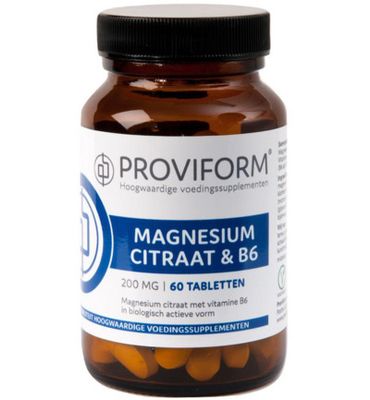 Proviform Magnesium citraat 200 mg & B6 (60tb) 60tb