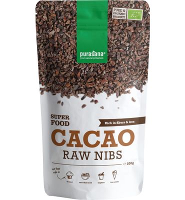 Purasana Cacao kernen/eclats de feves vegan bio (200g) 200g