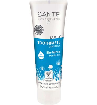 Sante Family tandpasta mint met fluor (75ml) 75ml