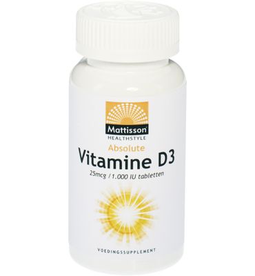 Mattisson Absolute Vitamine D3 25mcg/1.000 IU (300tb) 300tb