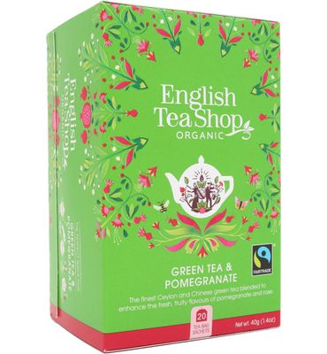 English Tea Shop Green tea pomegranate bio (20bui) 20bui
