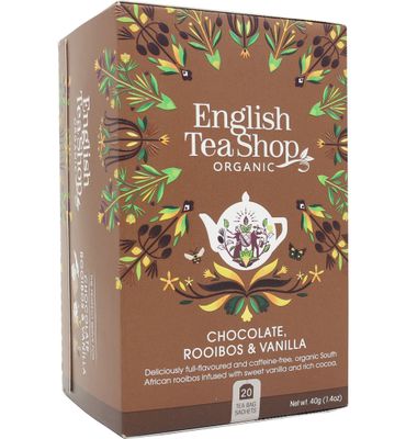 English Tea Shop Rooibos chocolate & vanilla bio (20bui) 20bui
