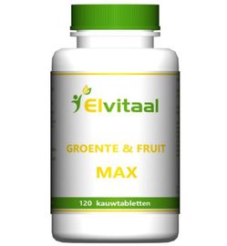 Elvitaal Elvitaal Groente en fruit max (120st)