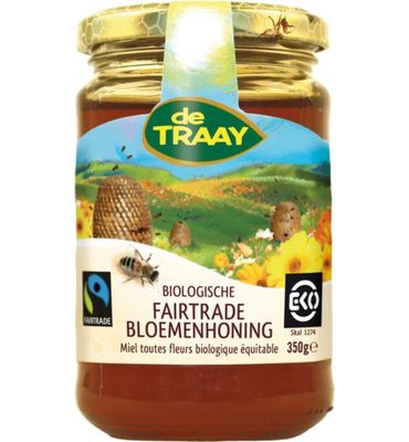 De Traay Bloemenhoning Fair trade bio (350g) 350g