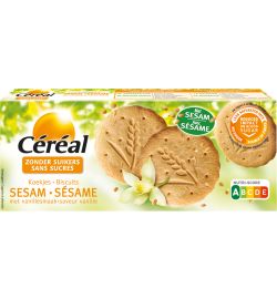 Céréal Céréal Sesam vanille koek (132g)
