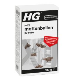 Hg HG X mottenballen (130g)
