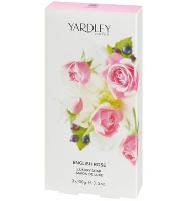 Yardley English rose zeep box 100 gram (3x100g) 3x100g