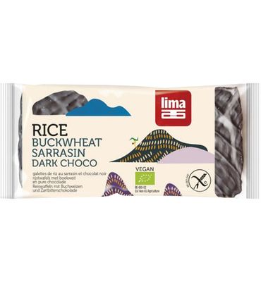 Lima Rijstwafel boekweit pure chocolade bio (90g) 90g