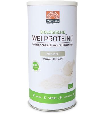 Mattisson Healthstyle Wei Whey proteine naturel 80% bio (450g) 450g