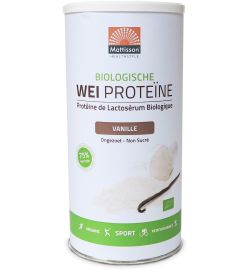 Mattisson Healthstyle Mattisson Healthstyle Wei whey proteine vanille 80% bio (450g)
