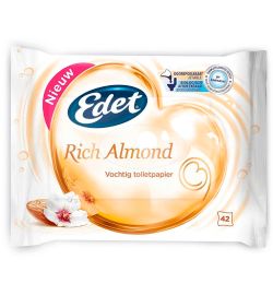 Edet Edet Vochtig toiletpapier rich almond navul (42ST)
