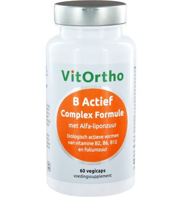 VitOrtho B Actief complex formule met alfa-liponzuur (60vc) 60vc