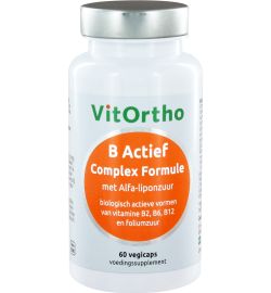 Vitortho VitOrtho B Actief complex formule met alfa-liponzuur (60vc)