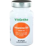 VitOrtho Vitamine D3 3000IE (60sft) 60sft thumb