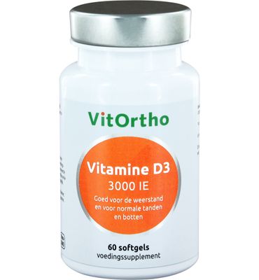 VitOrtho Vitamine D3 3000IE (60sft) 60sft