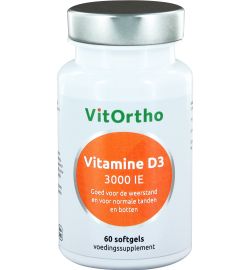 Vitortho VitOrtho Vitamine D3 3000IE (60sft)