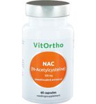 VitOrtho NAC N-Acetyl cysteine 500 mg (60ca) 60ca thumb