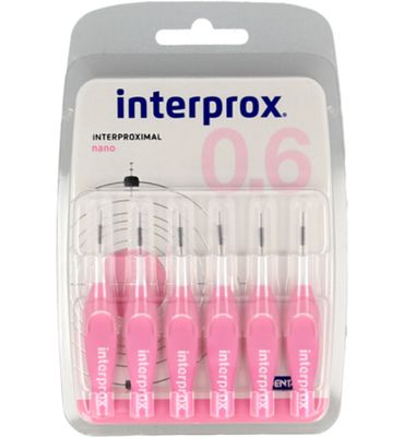 Interprox Premium nano 0.6 mm roze (6st) 6st