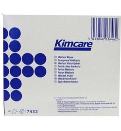 Kimcare Kimcare Medical wipes 12 x 22cm (80st)