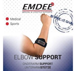 Emdee Emdee Tennis golf arm supportband zwart (1st)