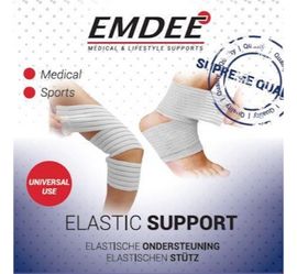 Emdee Emdee Elastische band 5 x 112 cm smal wit (1st)