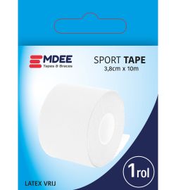 Emdee Emdee Sport tape 3.8cm x 10m wit (1st)