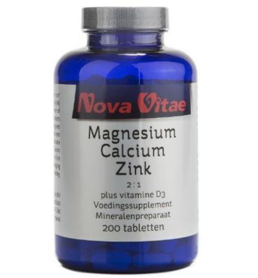 Nova Vitae Magnesium calcium 2:1 zink D3 (200tb) 200tb